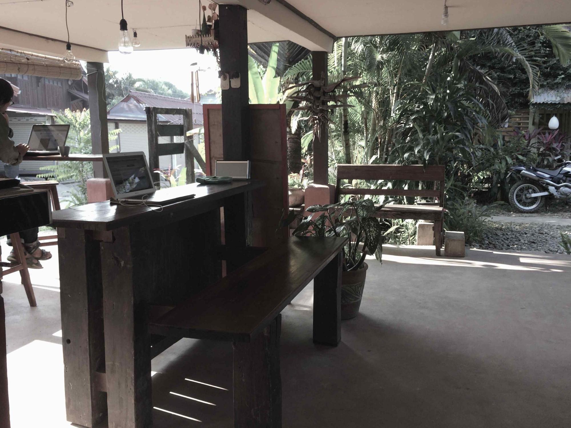 Hotel Champa Lao Bungalows Vang Vieng Exterior foto