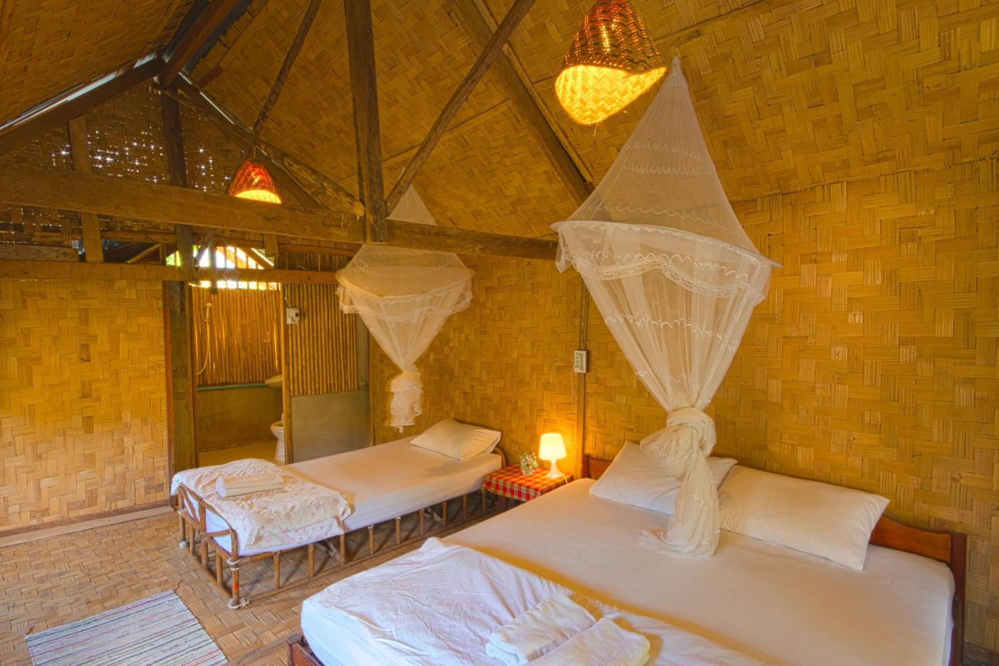 Hotel Champa Lao Bungalows Vang Vieng Exterior foto