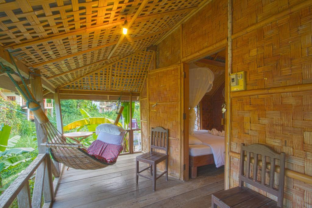 Hotel Champa Lao Bungalows Vang Vieng Exterior foto