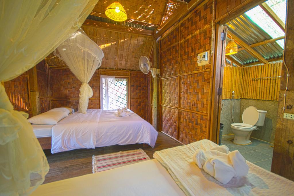 Hotel Champa Lao Bungalows Vang Vieng Exterior foto