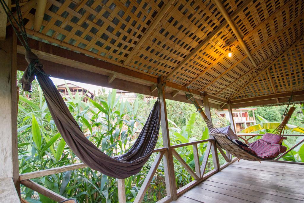 Hotel Champa Lao Bungalows Vang Vieng Exterior foto