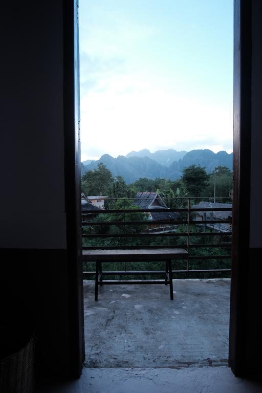 Hotel Champa Lao Bungalows Vang Vieng Exterior foto