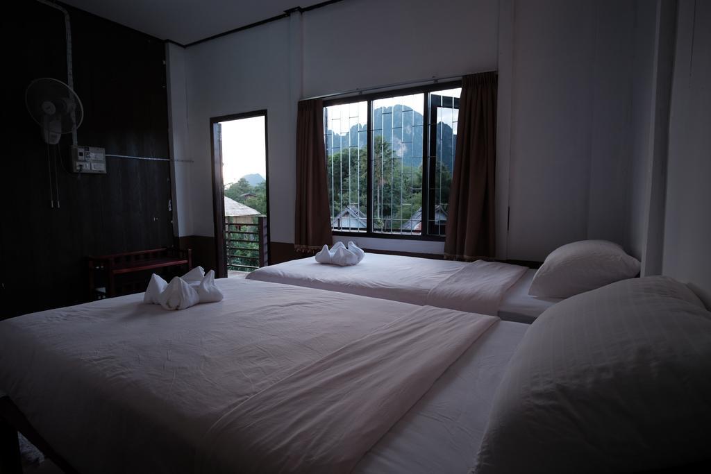 Hotel Champa Lao Bungalows Vang Vieng Exterior foto